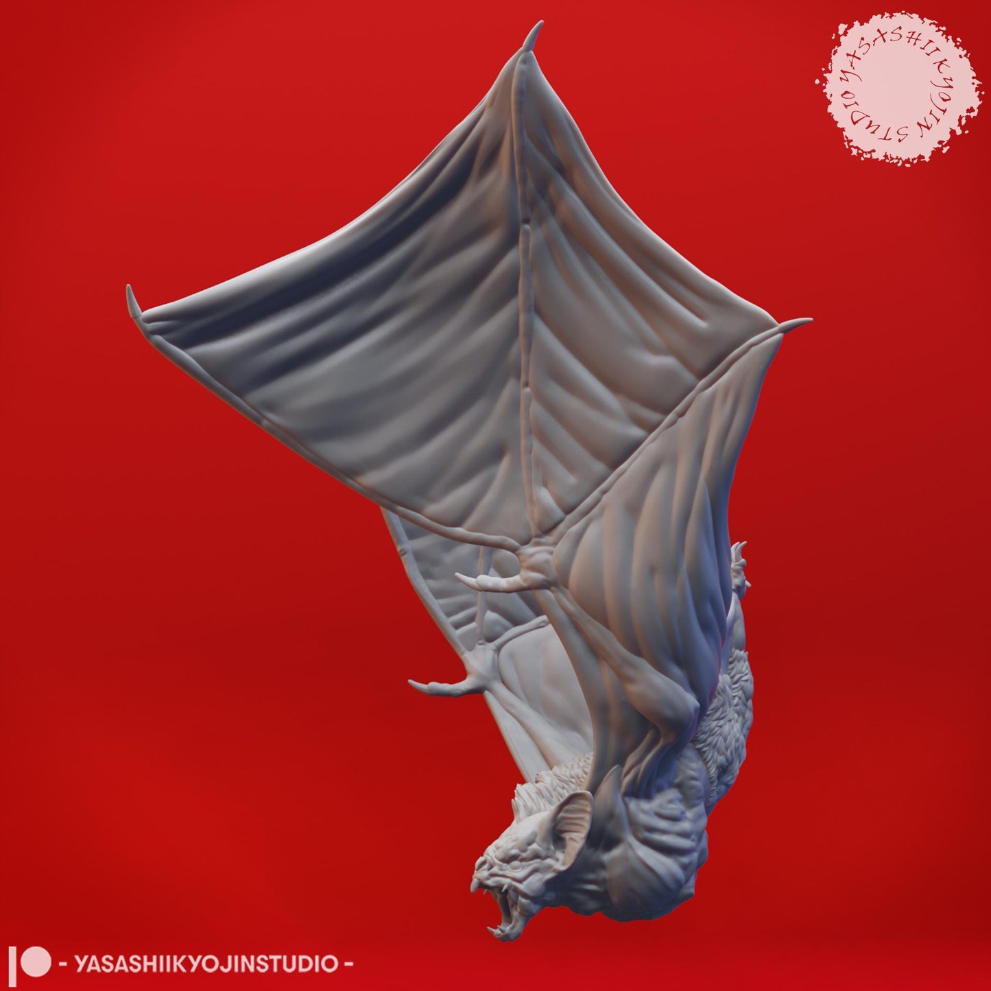 Dire Bat miniature by Yasashii Kyojin Studio