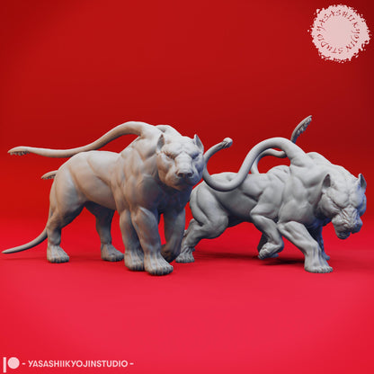 Displacer Beast miniature by Yasashii Kyojin Studio