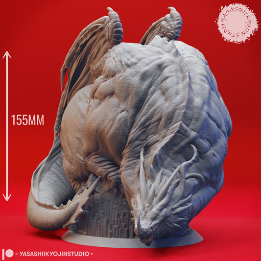 Dragon Themberchaud miniature by Yasashii Kyojin Studio
