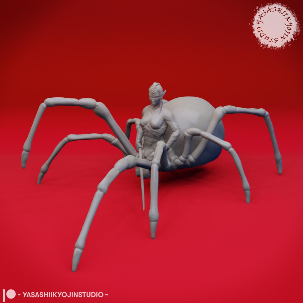 Drider miniature by Yasashii Kyojin Studio