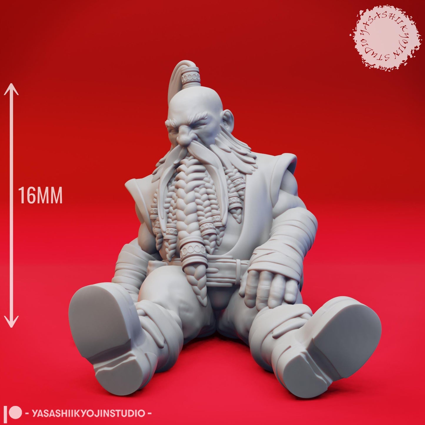Dwarf Rockseeker miniature by Yasashii Kyojin Studio