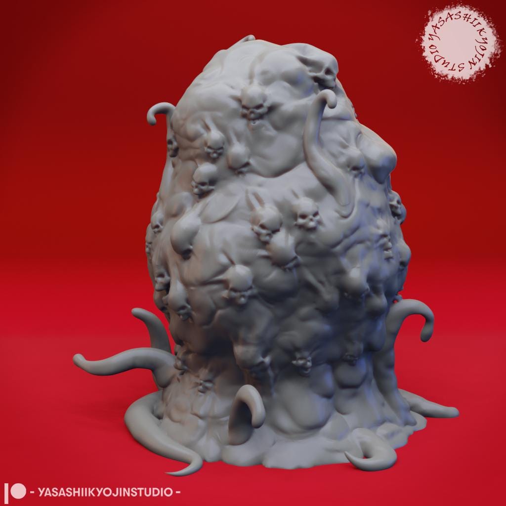 Elder Oblex miniature by Yasashii Kyojin Studio