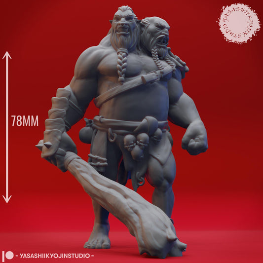 Ettin miniature by Yasashii Kyojin Studio