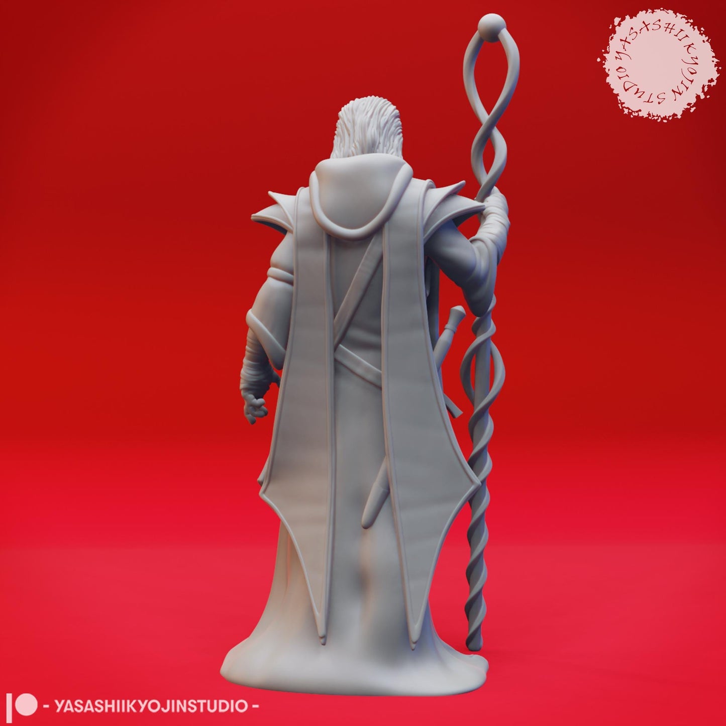 Evil Mage miniature by Yasashii Kyojin Studio