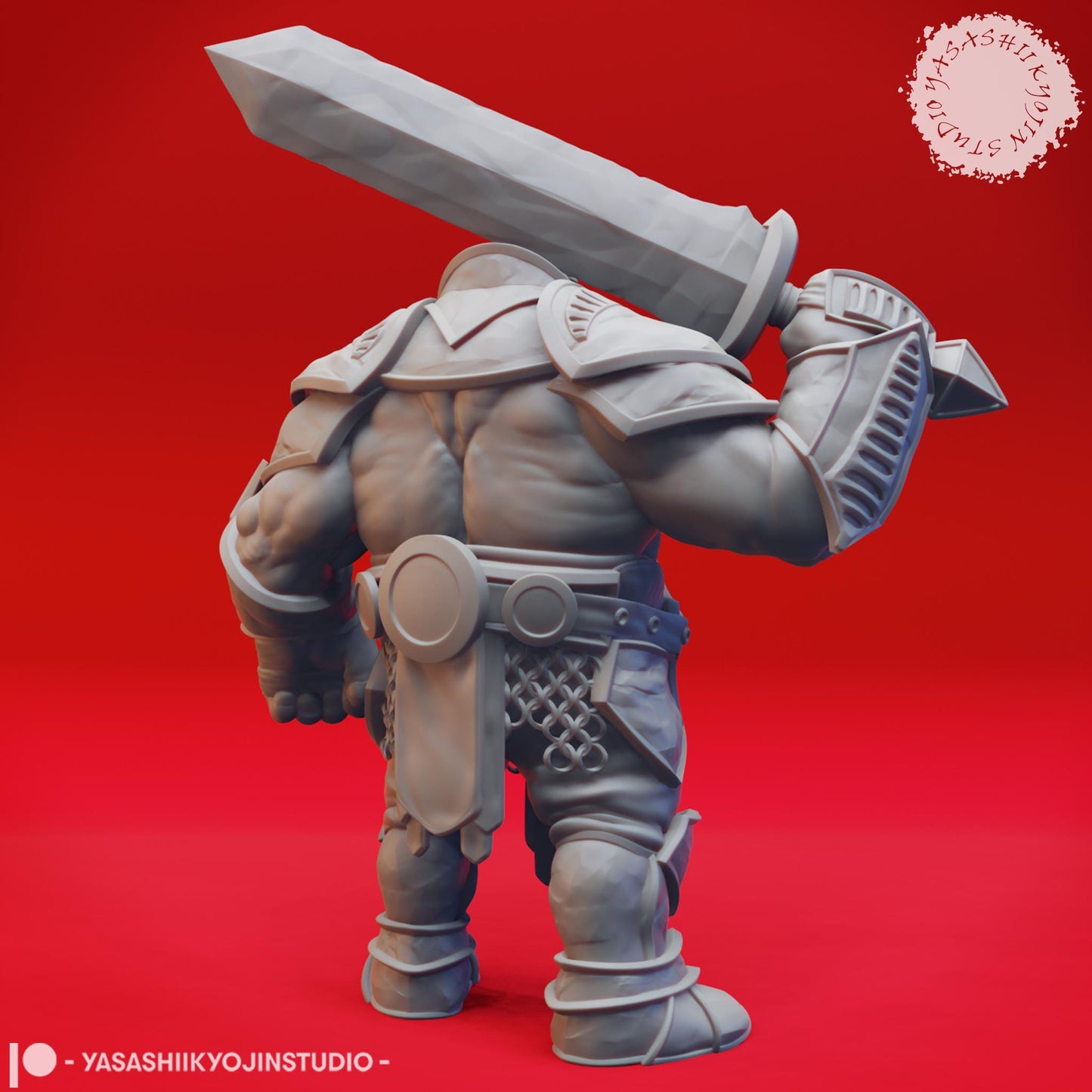 Fire Giant miniature by Yasashii Kyojin Studio