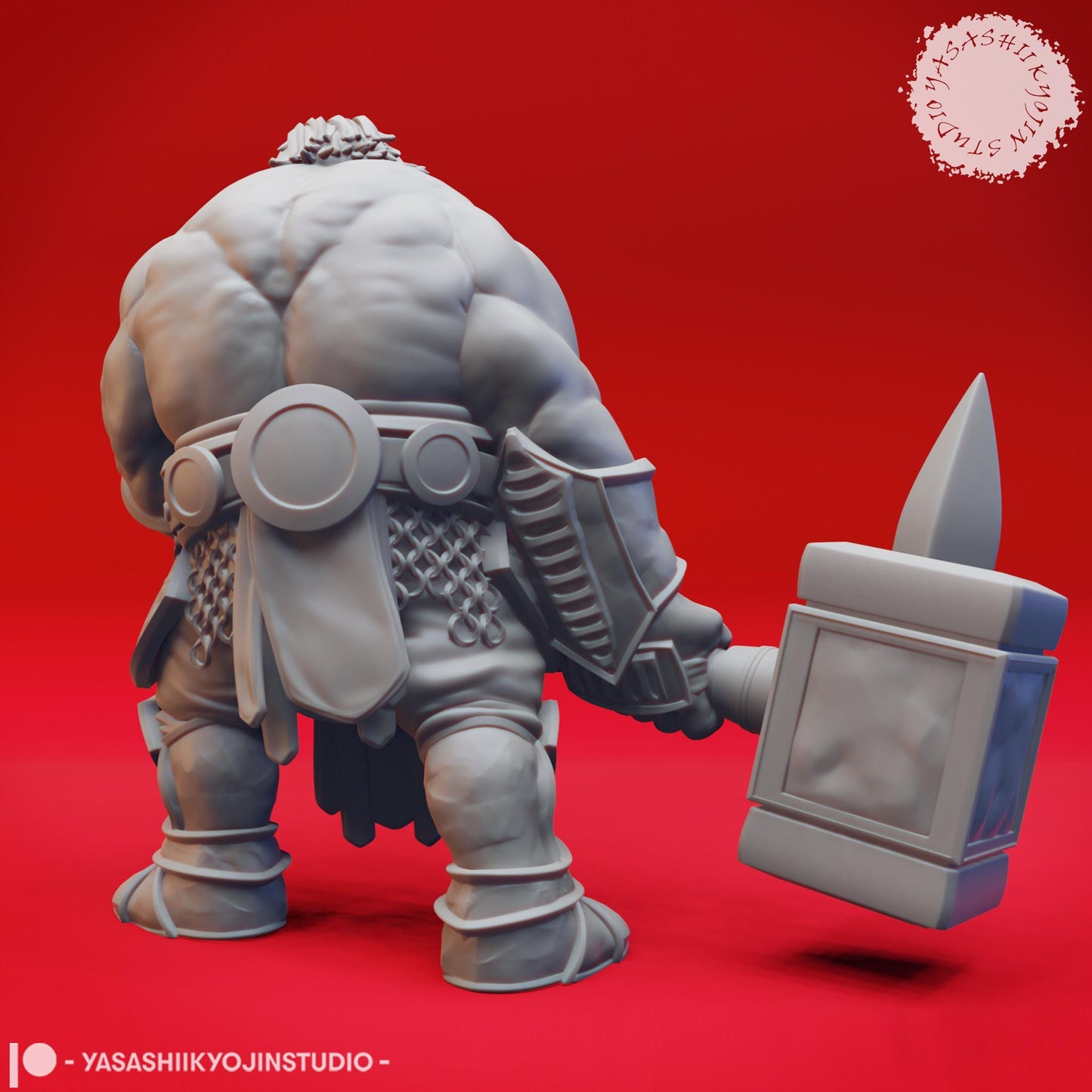 Fire Giant miniature by Yasashii Kyojin Studio
