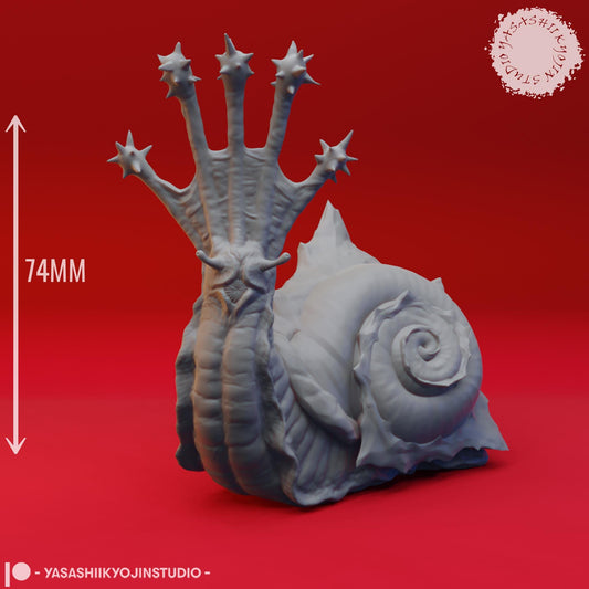 Flail Snail miniature by Yasashii Kyojin Studio