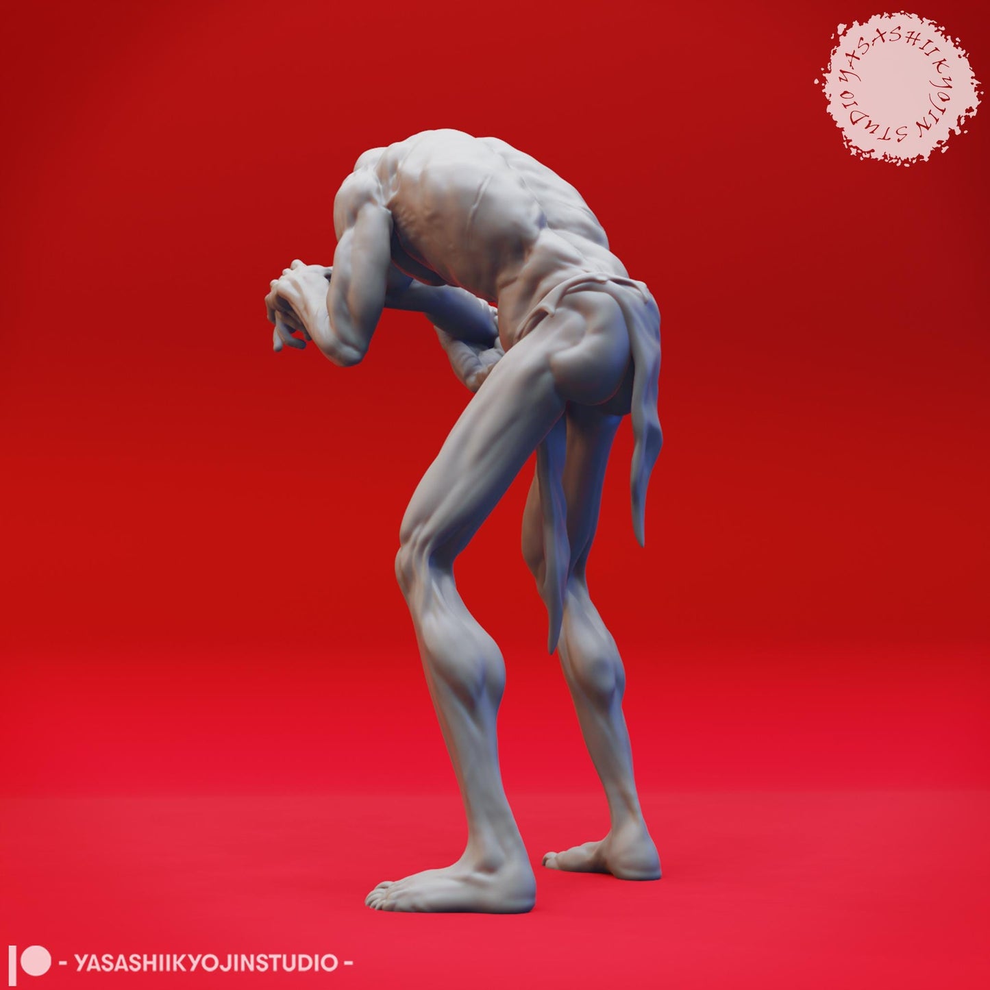Ghoul miniature by Yasashii Kyojin Studio