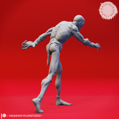 Ghoul miniature by Yasashii Kyojin Studio