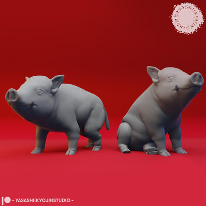 Giant Boar miniature by Yasashii Kyojin Studio