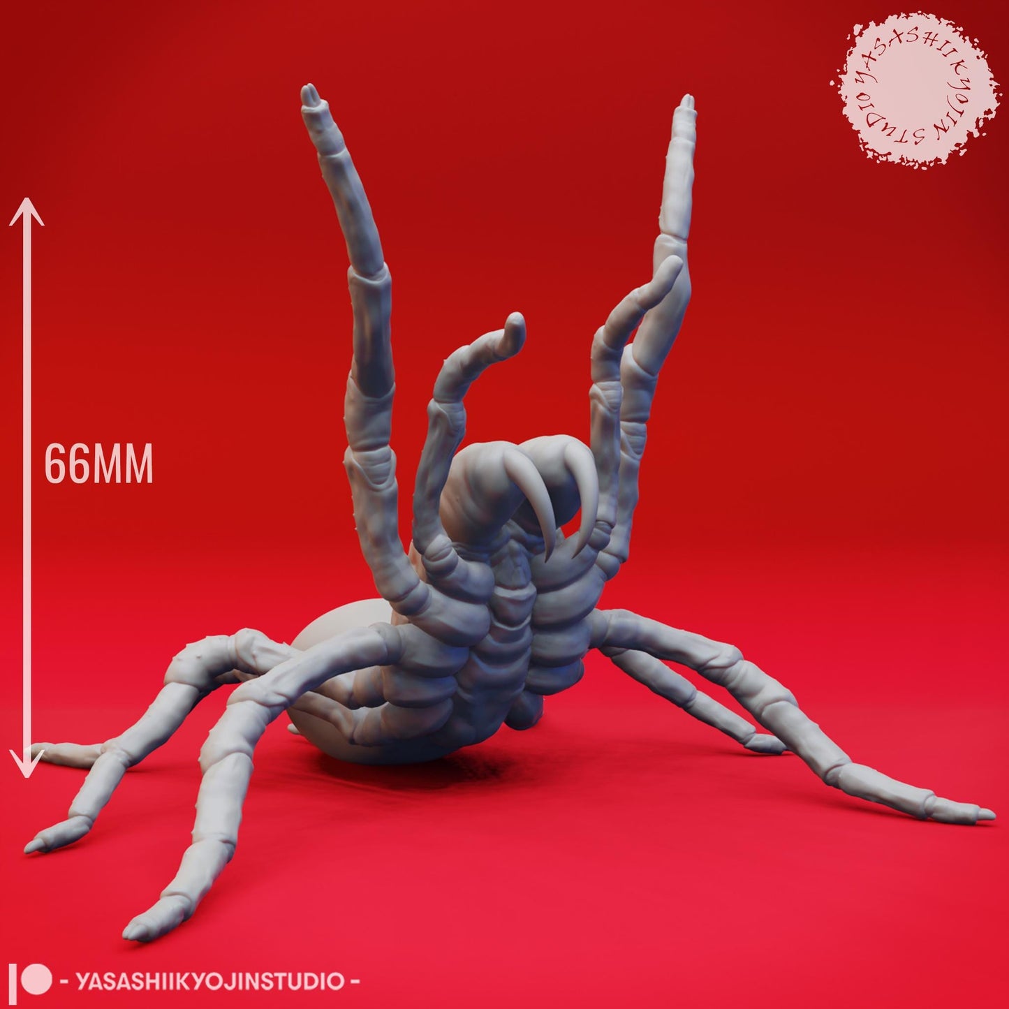 Giant Spider miniature by Yasashii Kyojin Studio