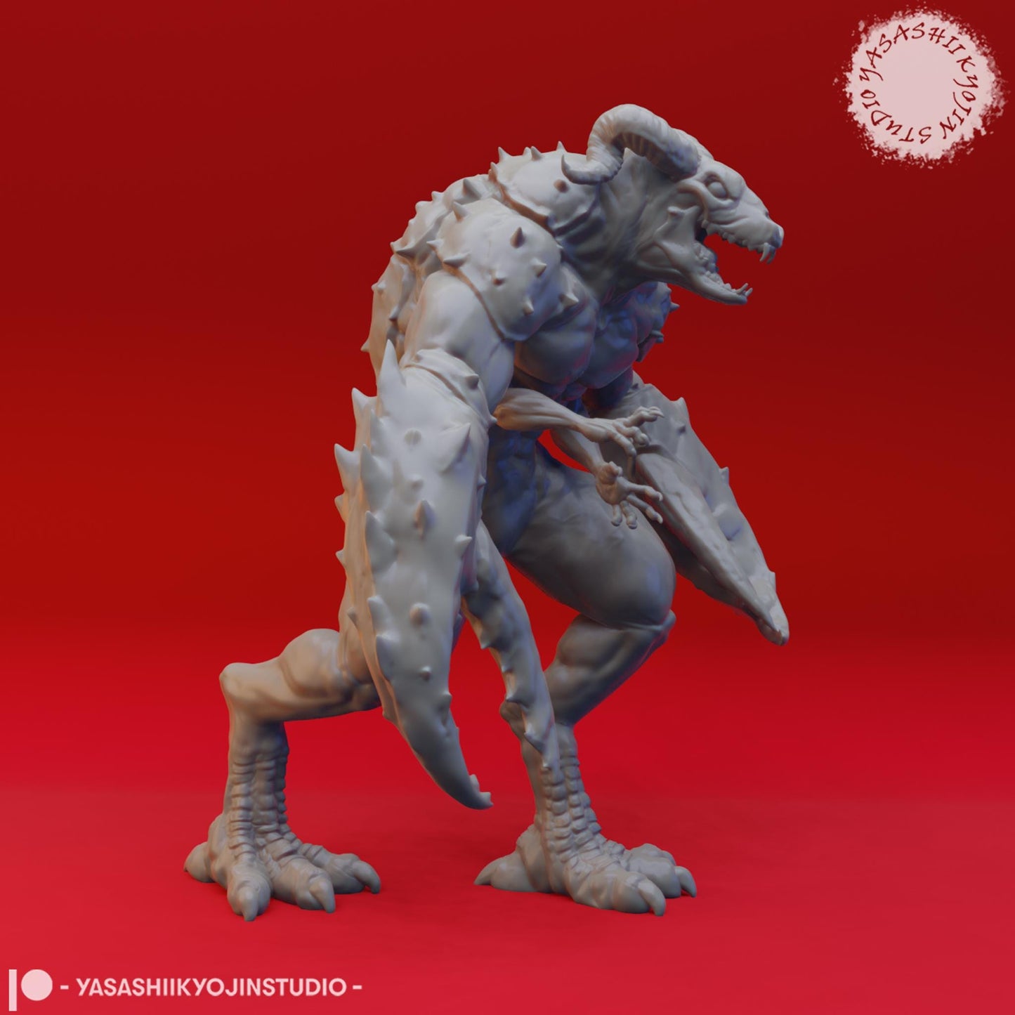 Glabrezu miniature by Yasashii Kyojin Studio