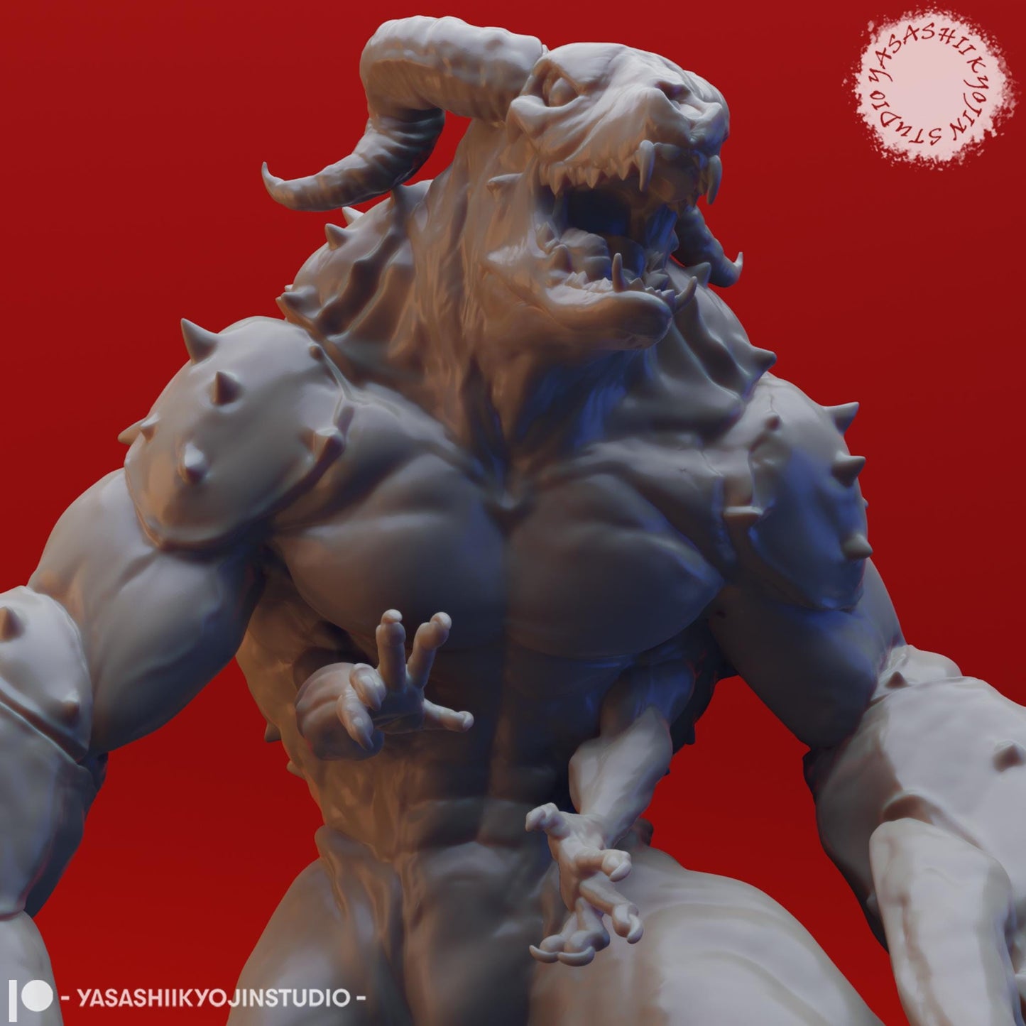 Glabrezu miniature by Yasashii Kyojin Studio