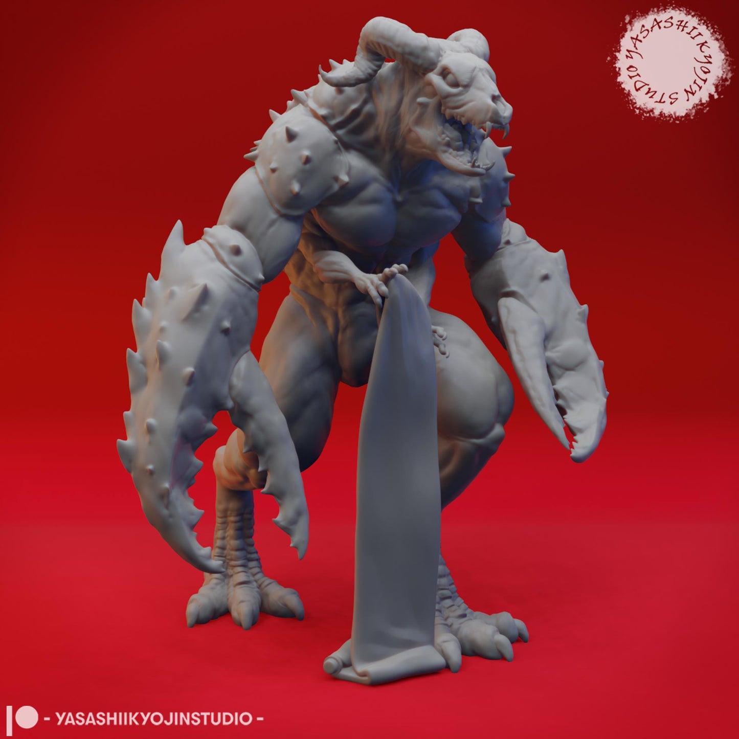 Glabrezu miniature by Yasashii Kyojin Studio