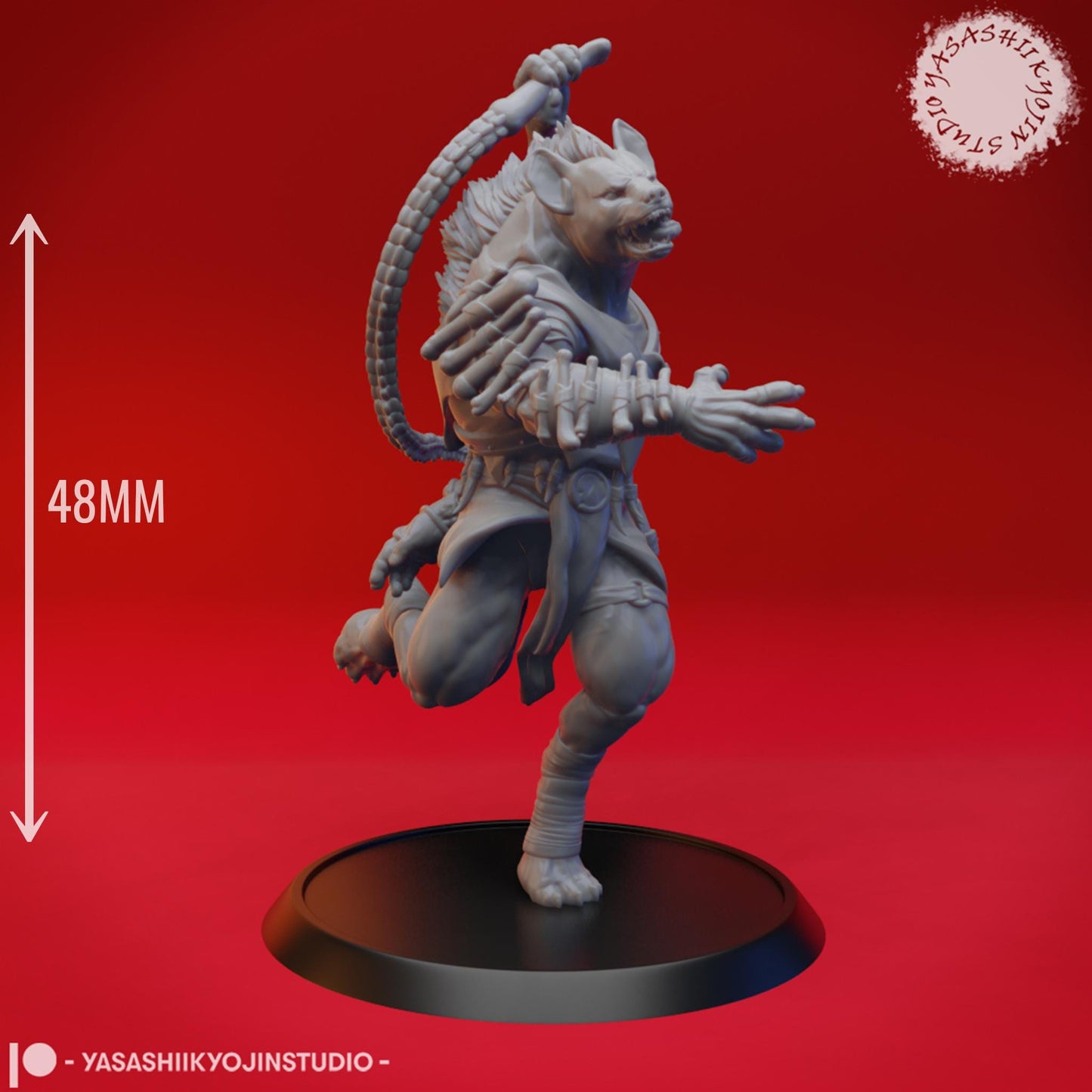 Gnoll miniature by Yasashii Kyojin Studio