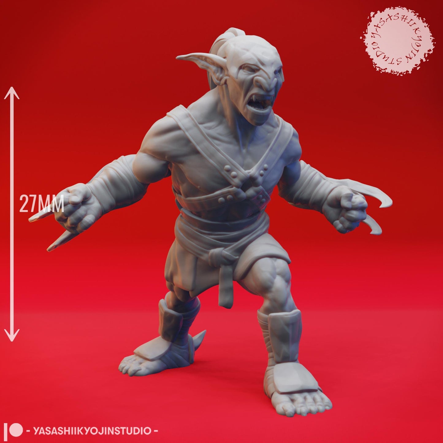 Goblin miniature by Yasashii Kyojin Studio