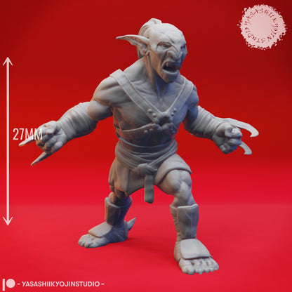 Goblin miniature by Yasashii Kyojin Studio