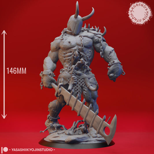 Grave Titan miniature by Yasashii Kyojin Studio