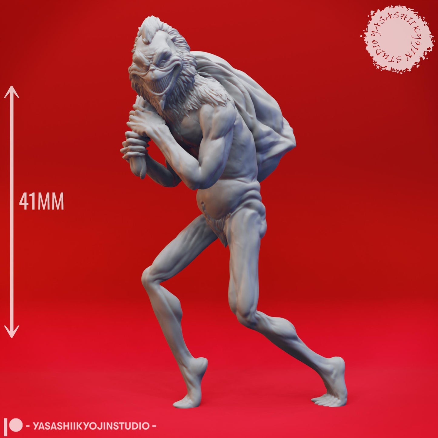 Grinch miniature by Yasashii Kyojin Studio