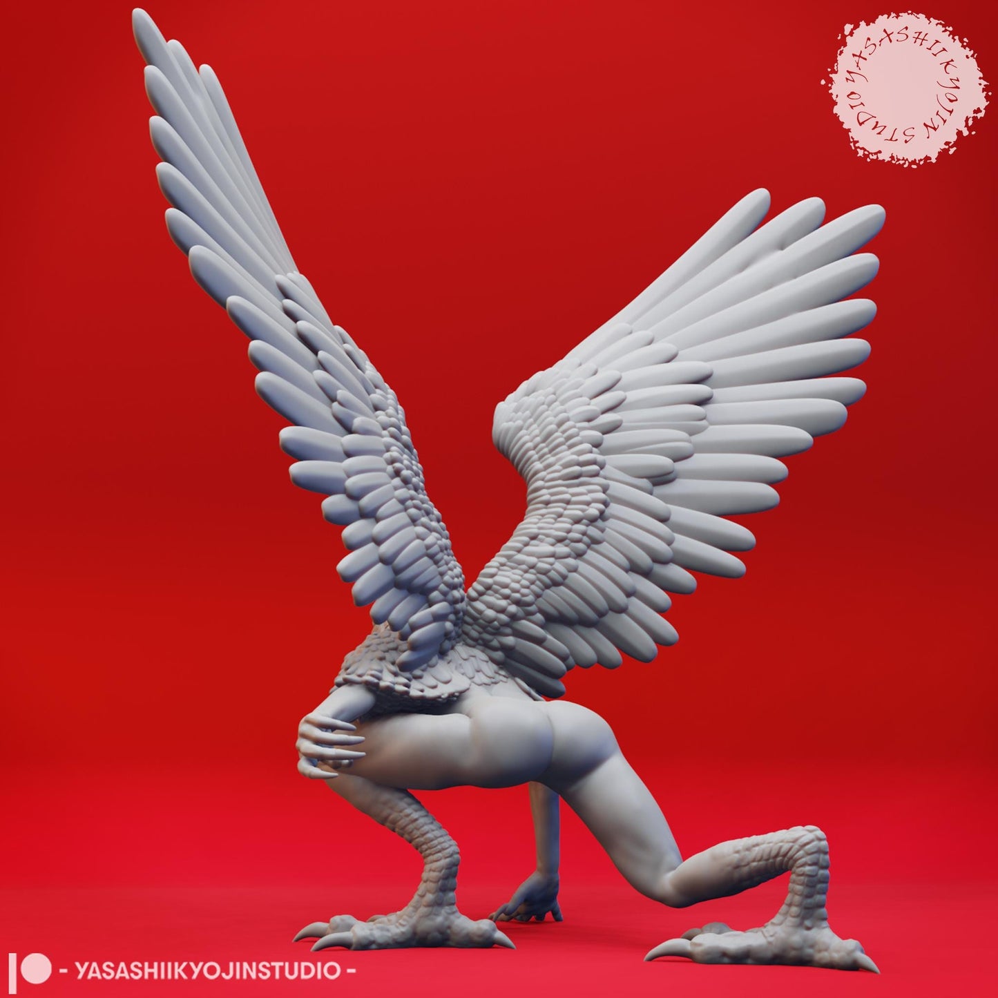 Harpy miniature by Yasashii Kyojin Studio