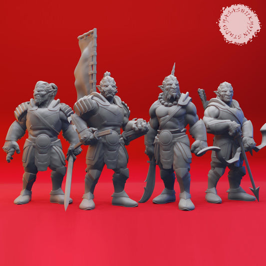 Hobgoblin miniature by Yasashii Kyojin Studio