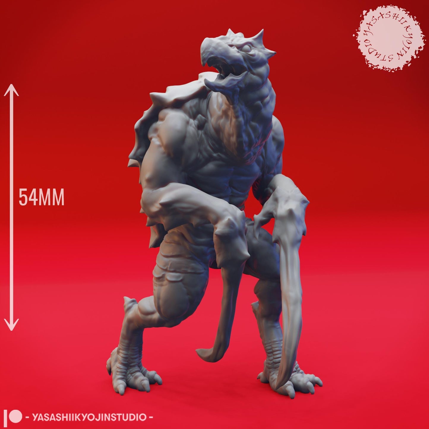 Hook Horror miniature by Yasashii Kyojin Studio