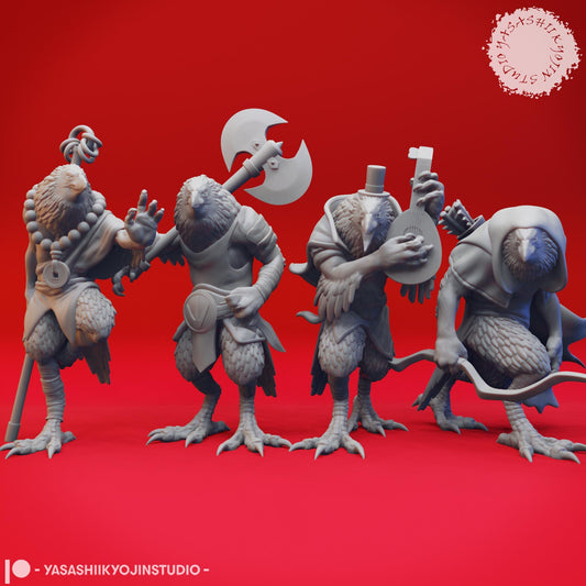 Kenku miniature by Yasashii Kyojin Studio