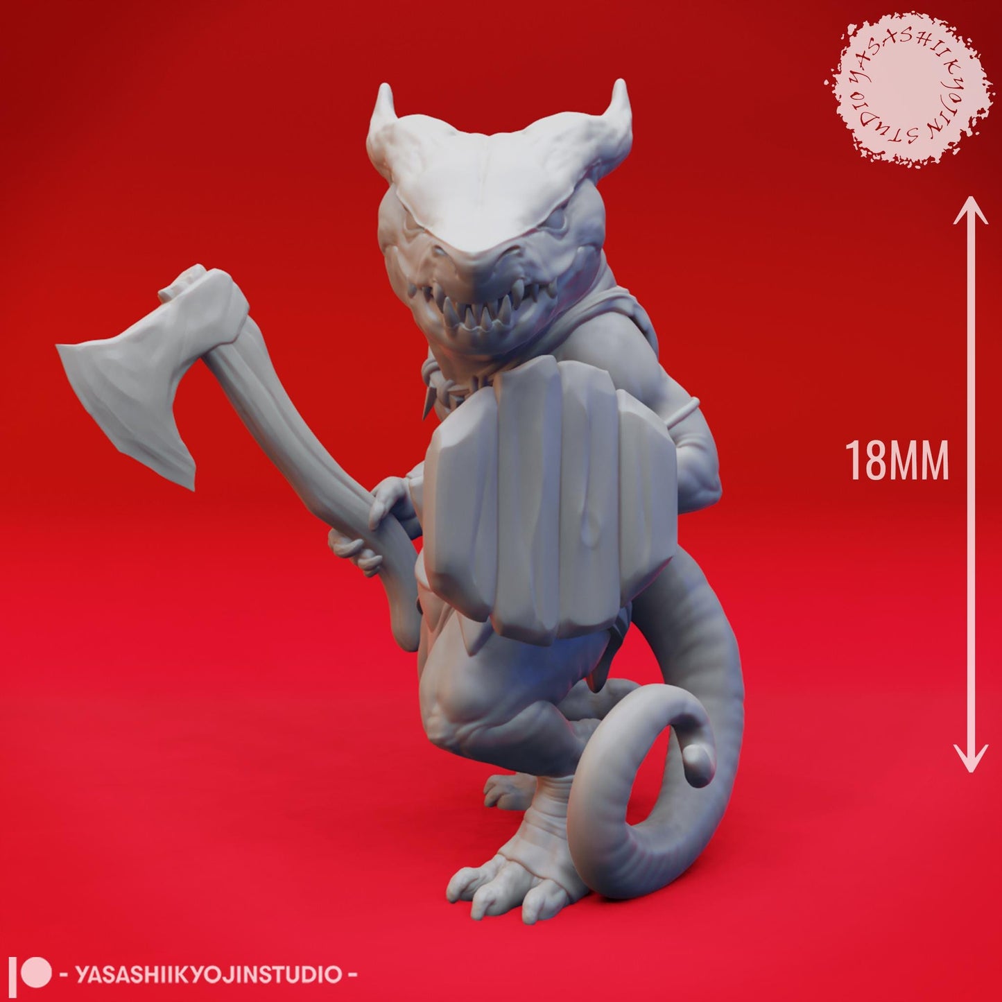 Kobold miniature by Yasashii Kyojin Studio