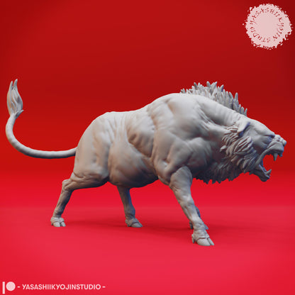 Leucrotta miniature by Yasashii Kyojin Studio