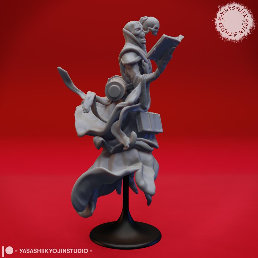 Lich miniature by Yasashii Kyojin Studio