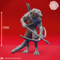 Lizardfolk miniature by Yasashii Kyojin Studio