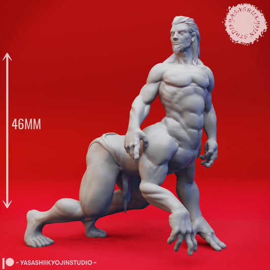 Mantaur miniature by Yasashii Kyojin Studio