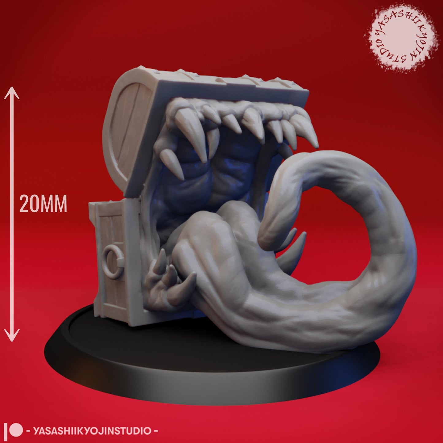 Chest Mimic miniature by Yasashii Kyojin Studio