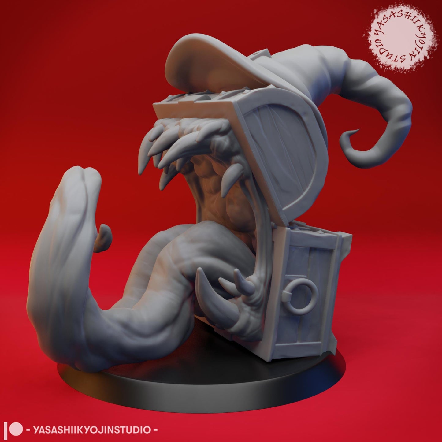 Chest Mimic miniature by Yasashii Kyojin Studio