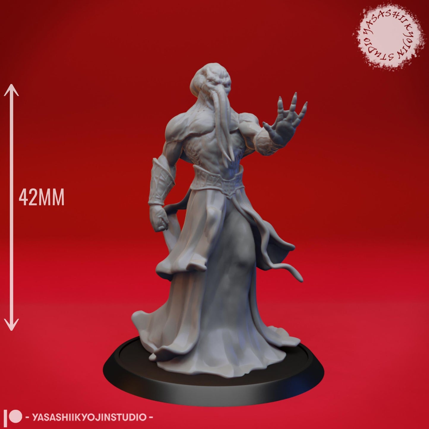 Mind Flayer miniature by Yasashii Kyojin Studio