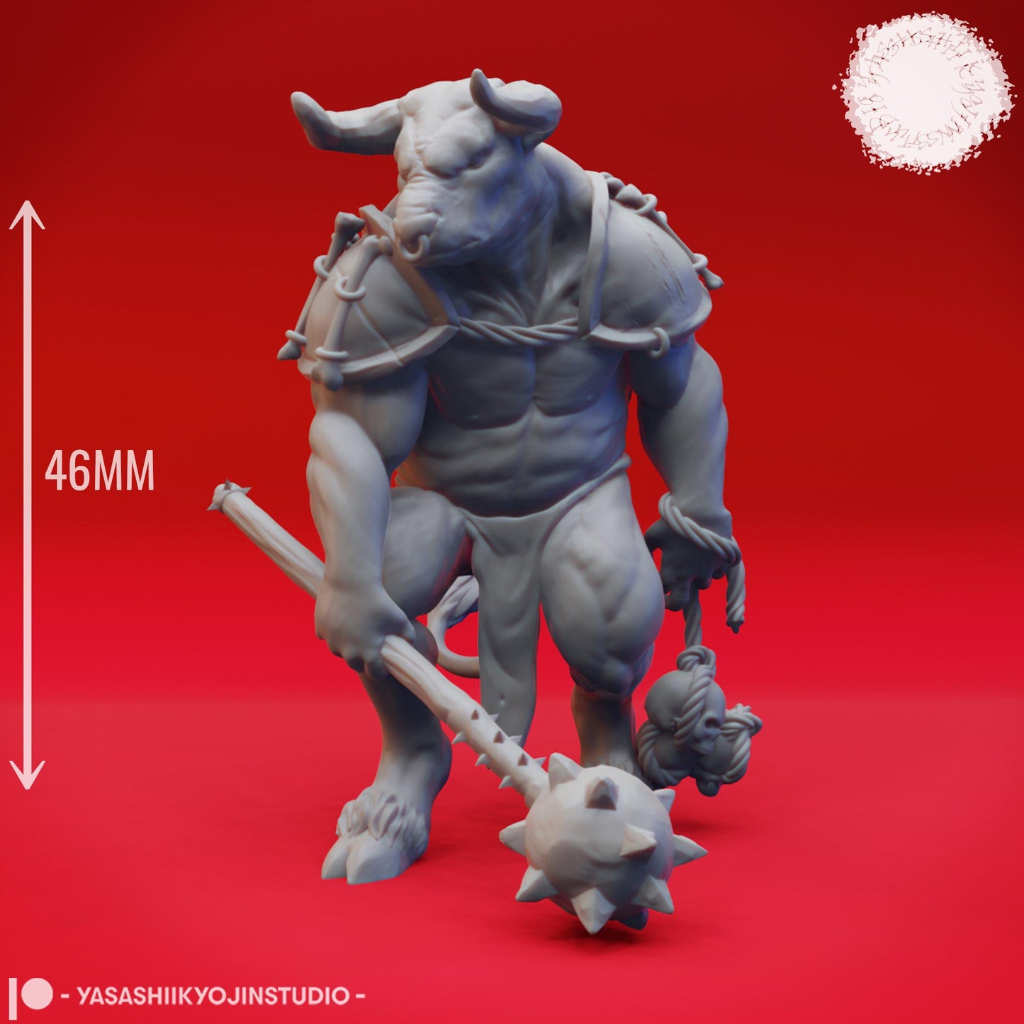 Minotaur miniature by Yasashii Kyojin Studio