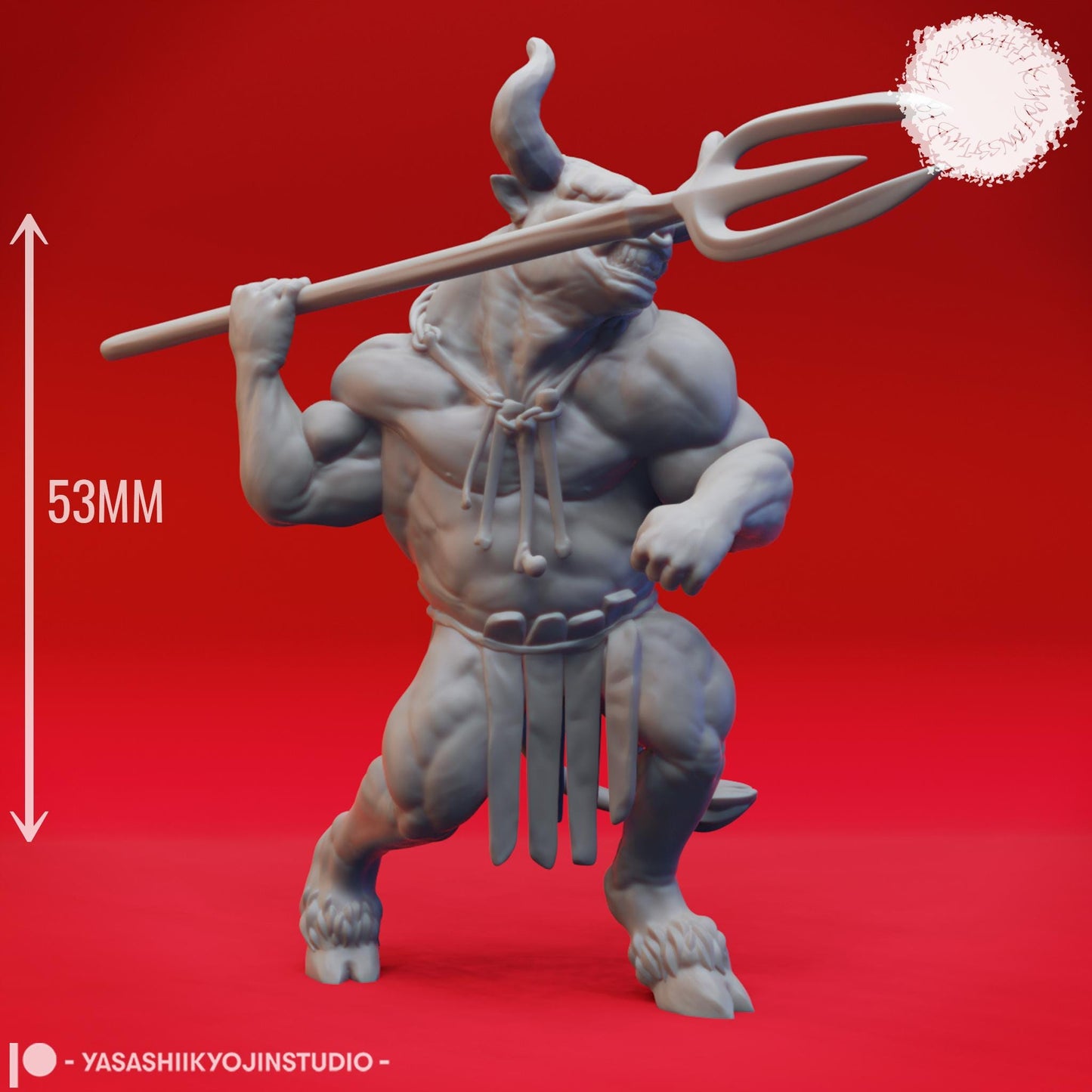 Minotaur miniature by Yasashii Kyojin Studio