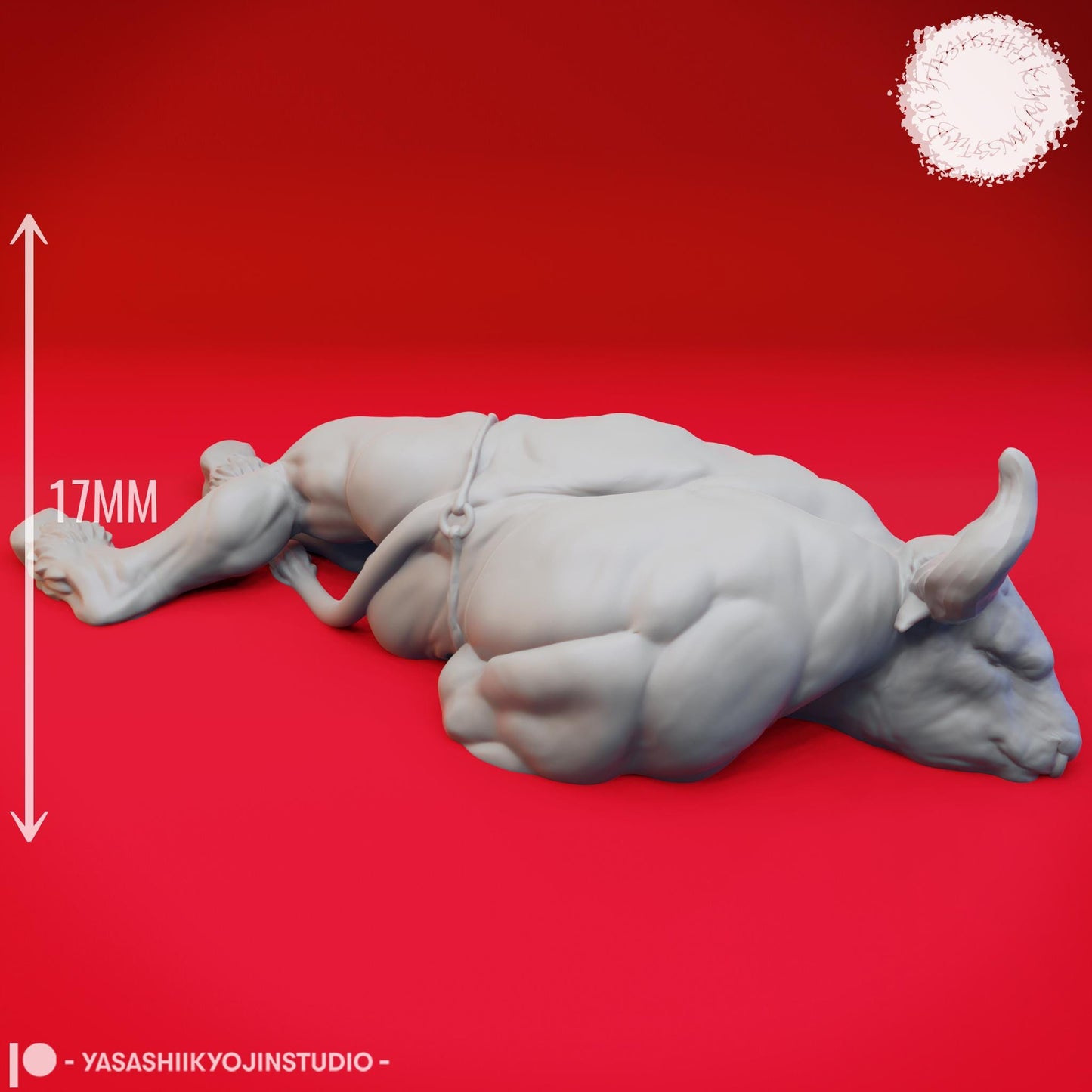 Minotaur miniature by Yasashii Kyojin Studio