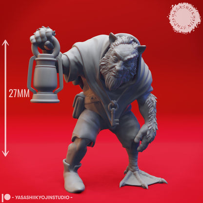 Mongrel Folk set 1 miniature by Yasashii Kyojin Studio