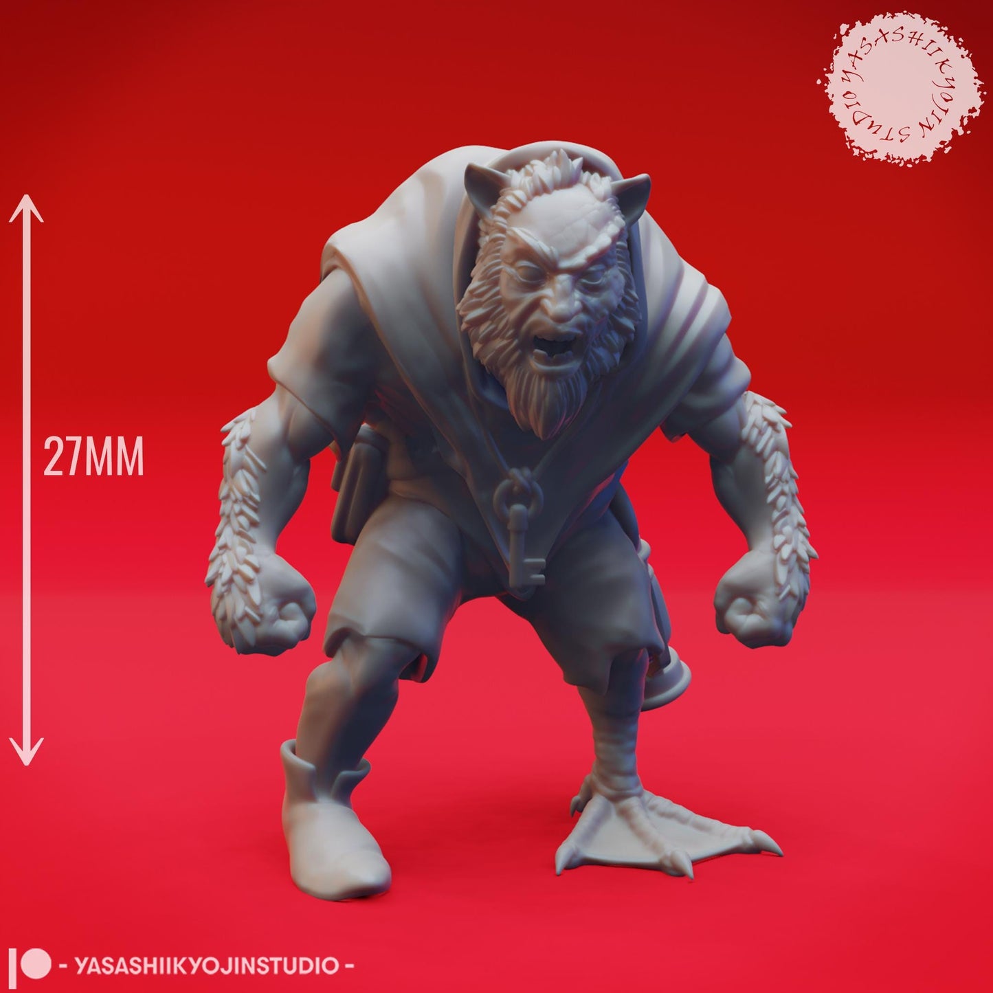 Mongrelfolk set 2 miniature by Yasashii Kyojin Studio