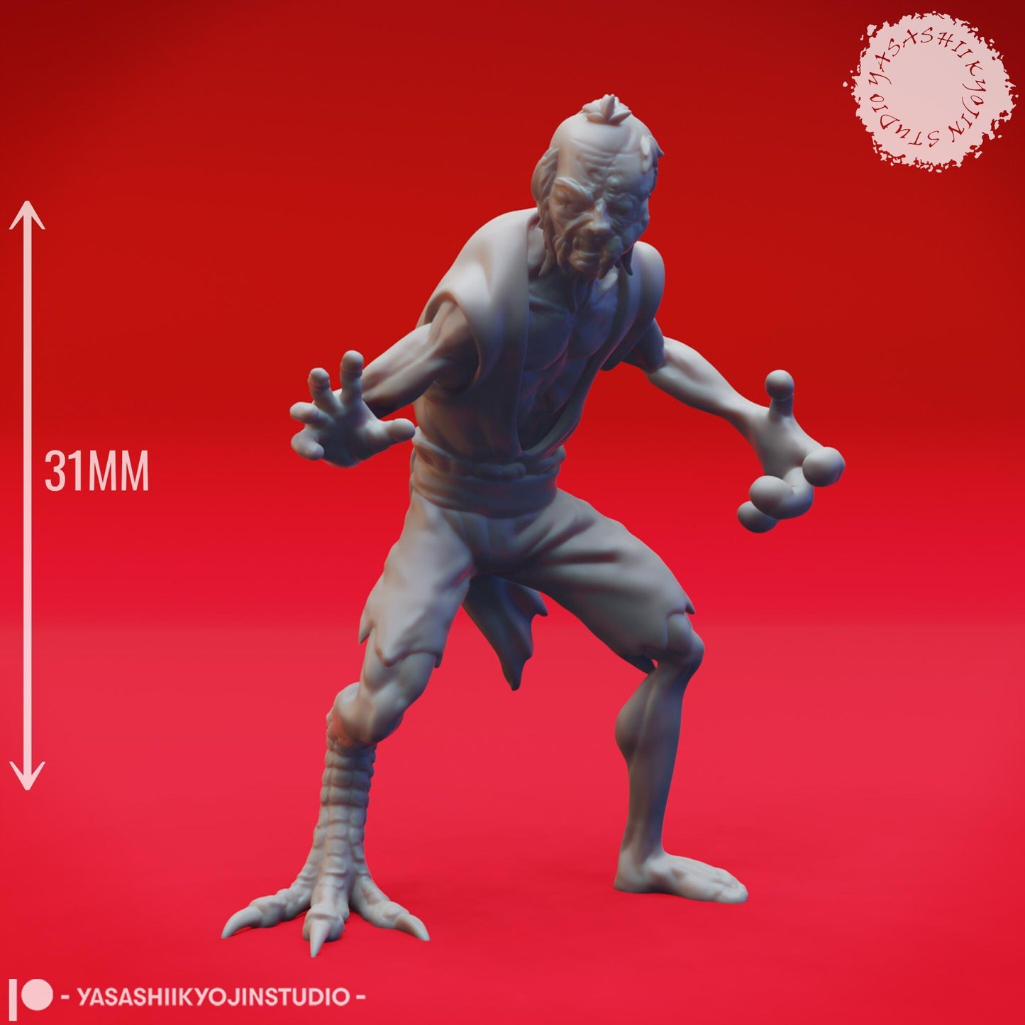 Mongrelfolk set 2 miniature by Yasashii Kyojin Studio