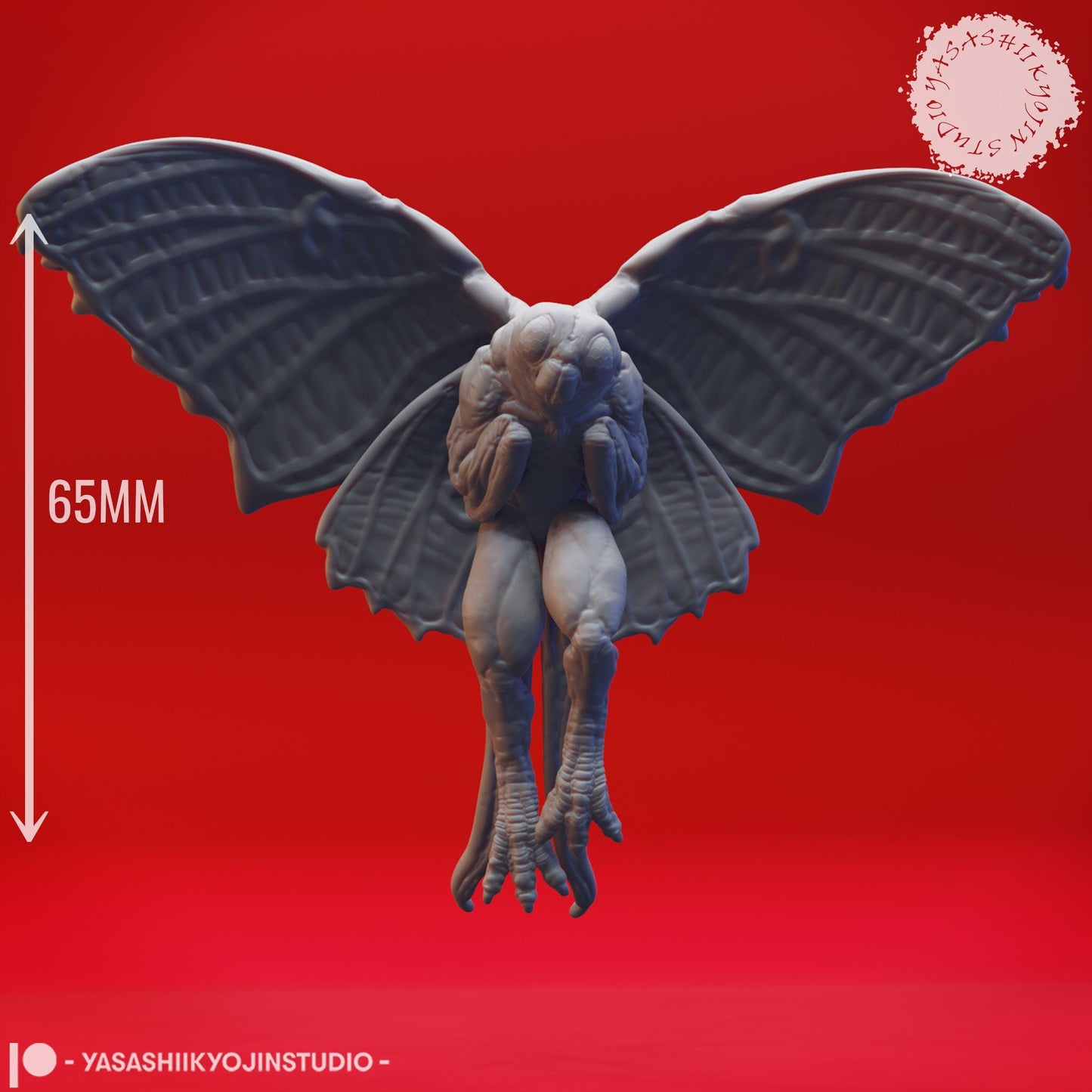 Mothman miniature by Yasashii Kyojin Studio