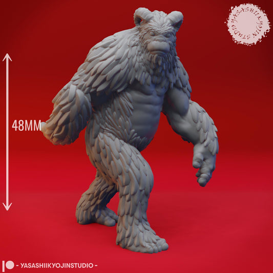 Yeti miniature by Yasashii Kyojin Studio