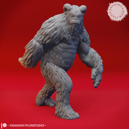 Yeti miniature by Yasashii Kyojin Studio