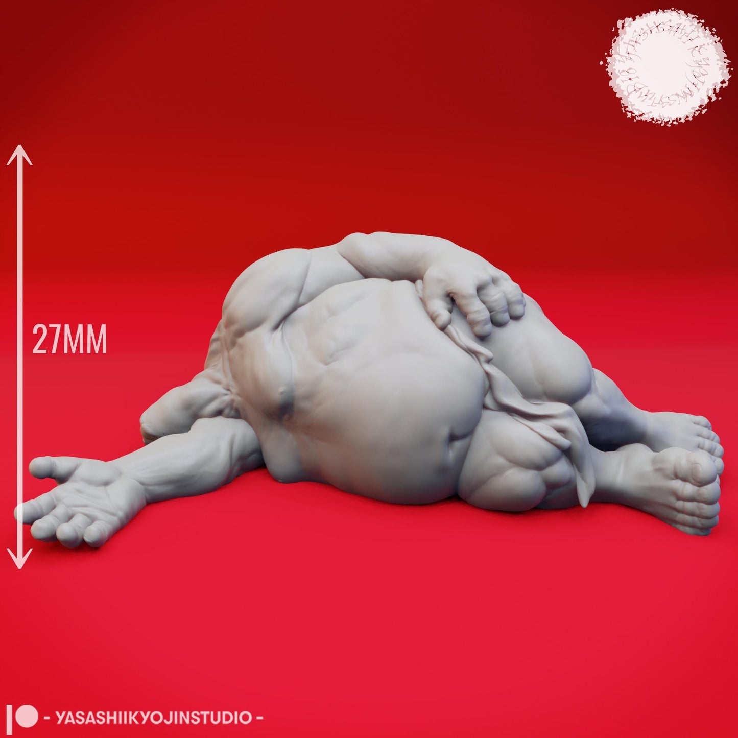 Ogre miniature by Yasashii Kyojin Studio
