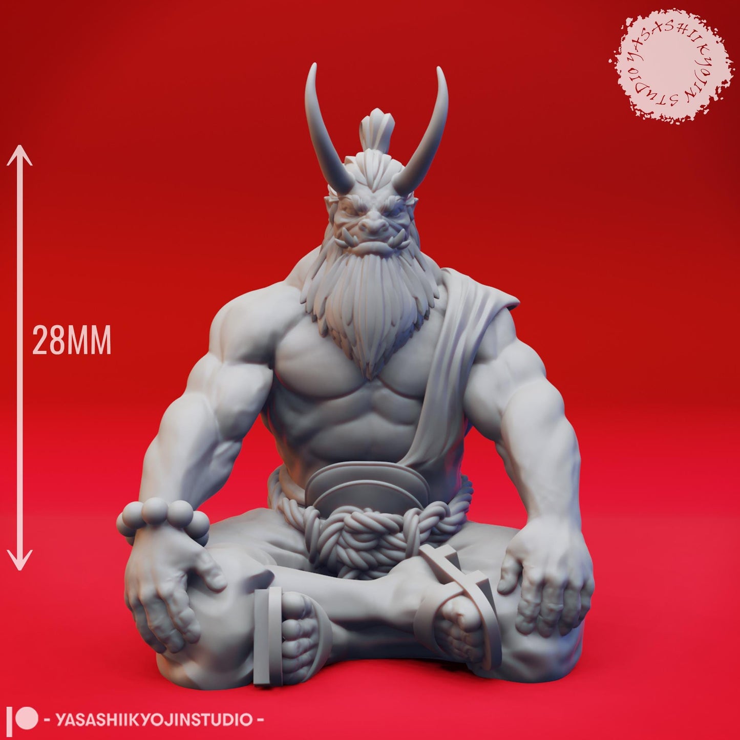 Oni miniature by Yasashii Kyojin Studio