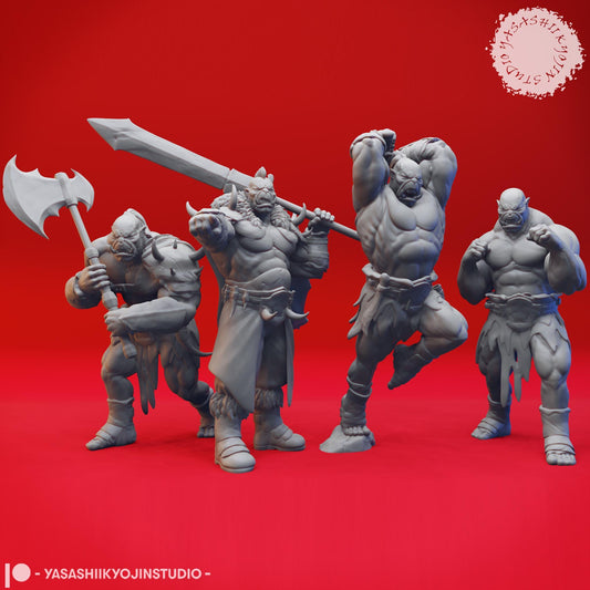 Orc miniature by Yasashii Kyojin Studio