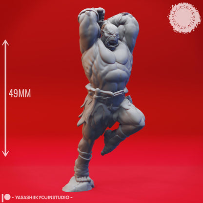 Orc miniature by Yasashii Kyojin Studio