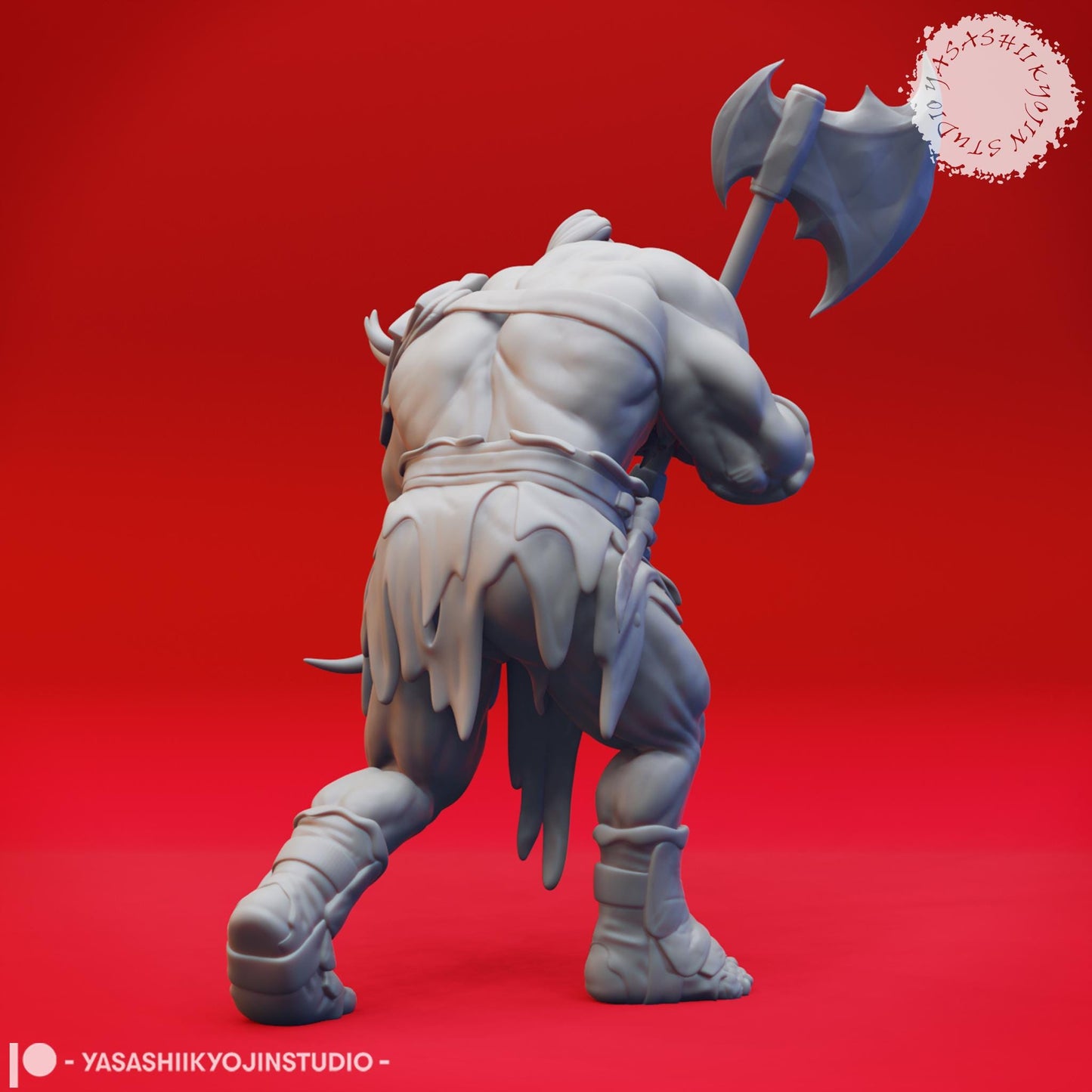 Orc miniature by Yasashii Kyojin Studio