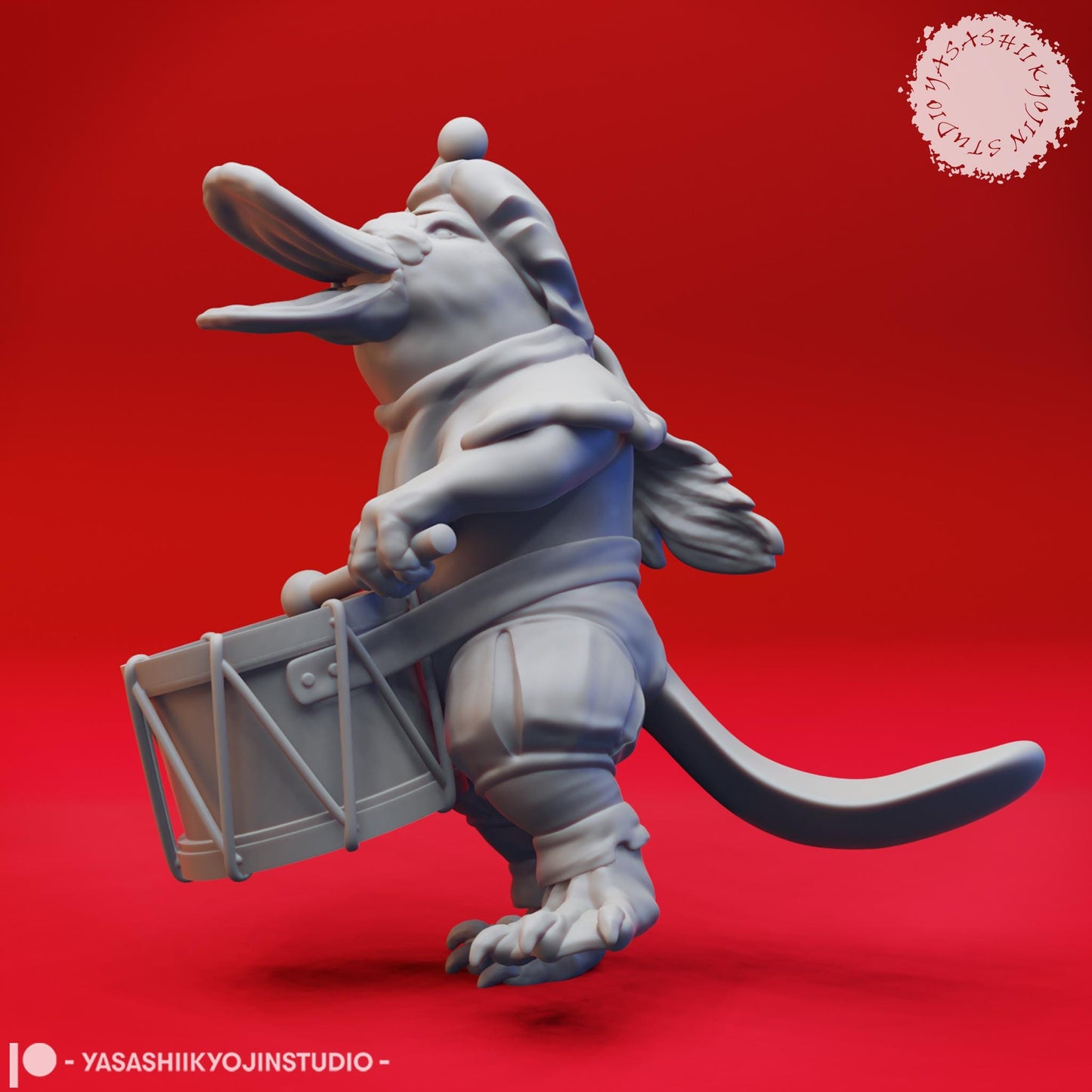 Platy Folk miniature by Yasashii Kyojin Studio